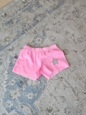 Firehouse Girls' Pink Athletic Shorts with Star Accent